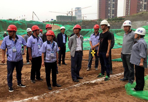 大秦置業(yè)公司：藍(lán)山水岸項(xiàng)目基坑驗(yàn)槽順利推進(jìn)