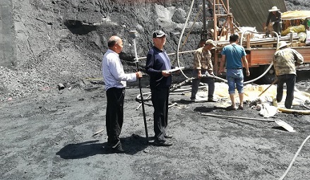 陜煤建設(shè)設(shè)計研究院圓滿完成檸條塔礦 北翼風井管線地形測量工作