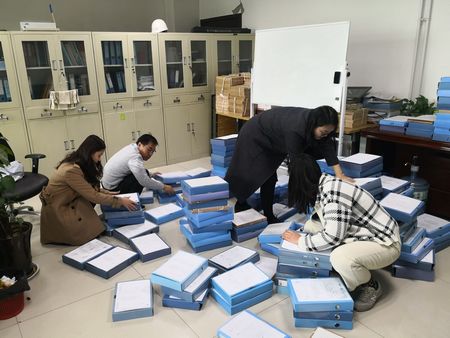 陜煤建設(shè)天工公司資料整理下辛勞 文件歸檔鑄佳績