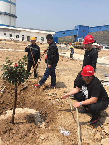 陜煤建設(shè)天工公司各項目部“五一”大干忙