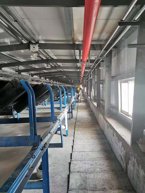 陜煤建設機電安裝公司：鏖戰(zhàn)小莊礦新建產(chǎn)品倉設備安裝工程