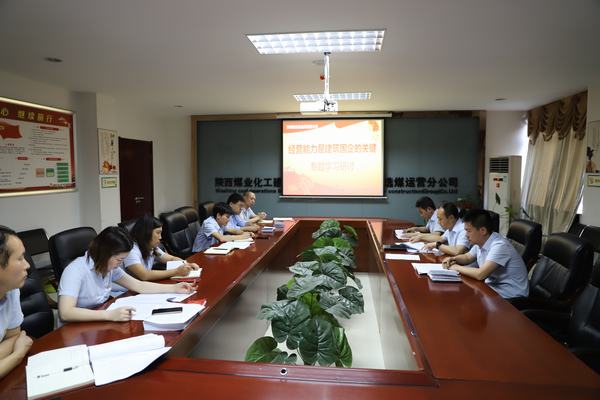 陜煤建設(shè)洗選煤運(yùn)營公司召開《經(jīng)營能力是建筑國企的關(guān)鍵》專題研討會