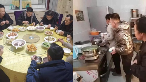 陜煤建設(shè)路橋分公司基層項目慶臘八共迎新春