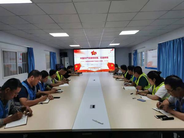 陜煤建設韓城分公司領導班子走基層講黨課提士氣聚人心