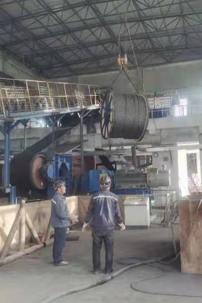 陜煤建設(shè)礦建二公司安裝項(xiàng)目部提前完成牽引鋼絲繩更換施工任務(wù)