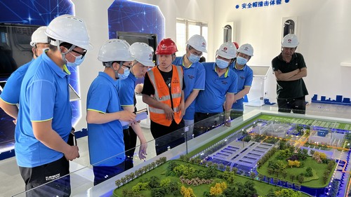 陜煤建設(shè)路橋分公司綏德縣第二凈水廠(chǎng)項(xiàng)目多舉措讓工地“靚”新顏