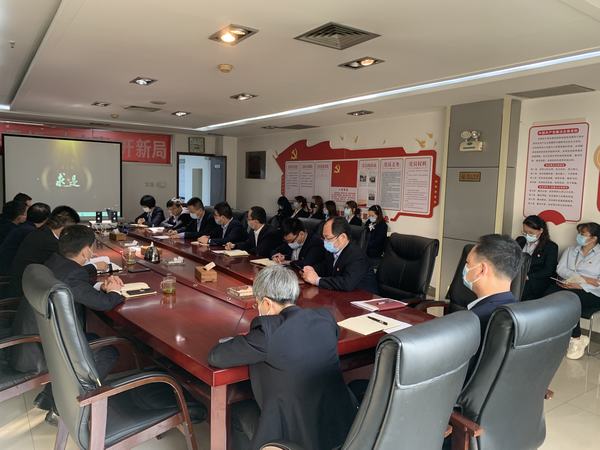 陜煤建設(shè)礦建二公司機(jī)關(guān)黨支部召開(kāi)“黨課開(kāi)講啦”主題黨日活動(dòng)