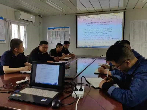 陜煤建設漢中分公司“零三違、防事故、除隱患、保安全” 主題活動如火如荼進行中