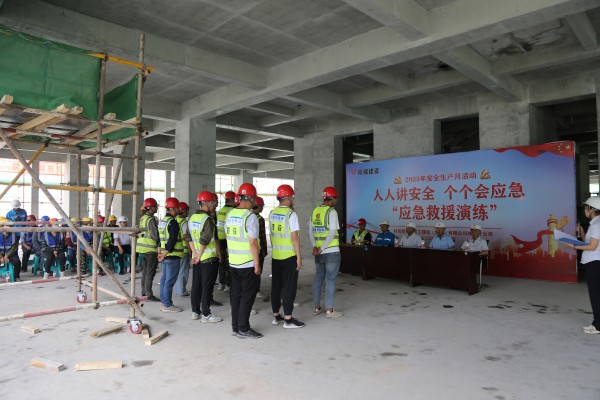 陜煤建設(shè)咸陽分公司組織開展高處墜落應(yīng)急救援演練