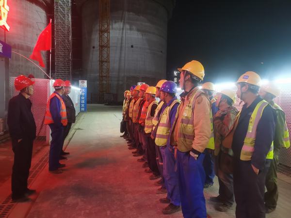 陜煤建設(shè)天工公司彬長660MWCFB示范電廠工程項目部：凝心聚力拼百日，齊抓共管保安全