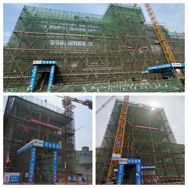 陜煤建設(shè)韓城分公司土建十一項目部：搶抓施工黃金季，多項工程喜封頂