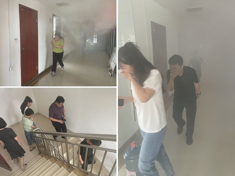 陜煤建設天工公司：聚鄰里單位合力助演練，依應急方案逃生顯真章