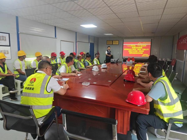 陜煤建設咸陽分公司第一項目部：以“演”助防，筑牢安全第一防線
