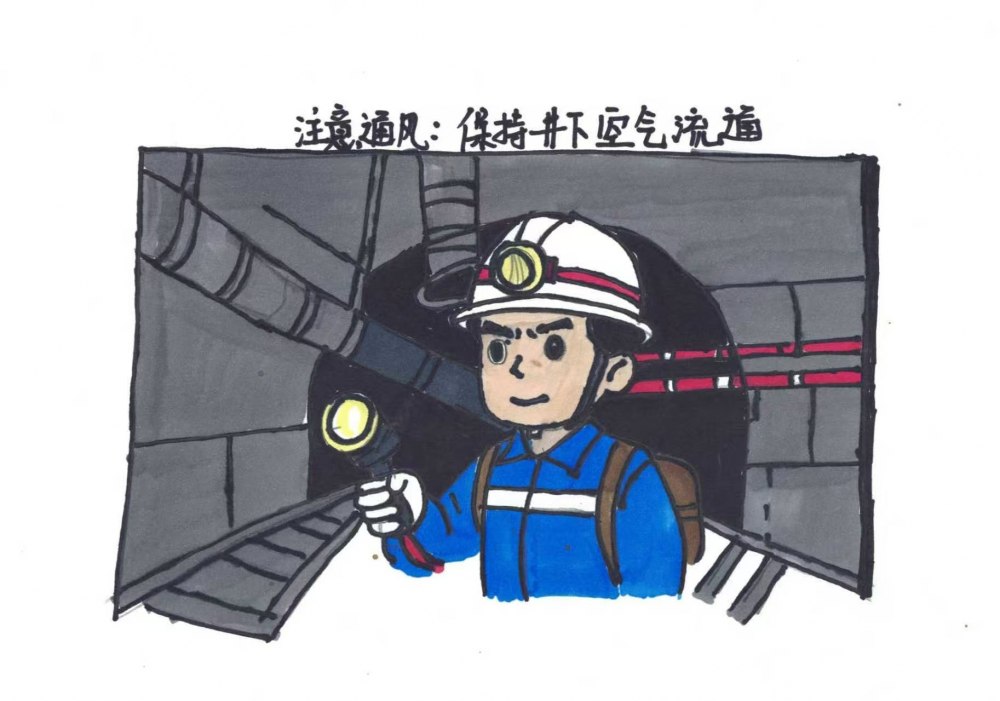 井下安全“四字訣”：通風(fēng)、滅火、逃生、提能